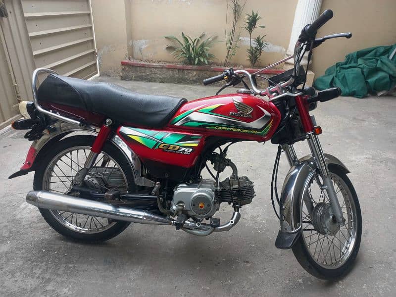 HONDA CD 70 RED COLOUR 2022 0