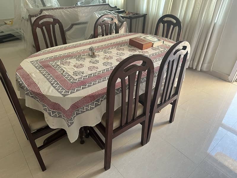 wooden dining table 1