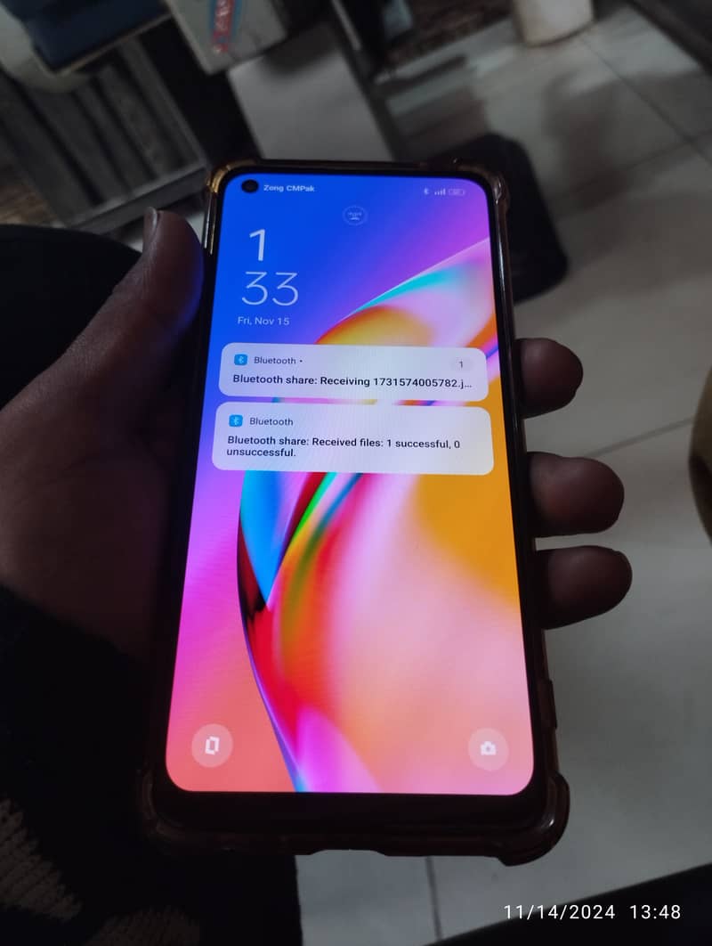 oppo f19 pro full boxes condition 10/10 fingerprint okay 0