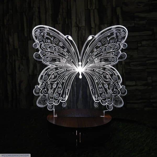 Butterfly lamp light 1