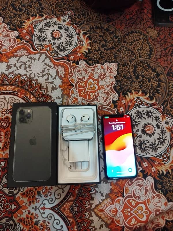 Iphone 11 pro pta approved with all accessories 1