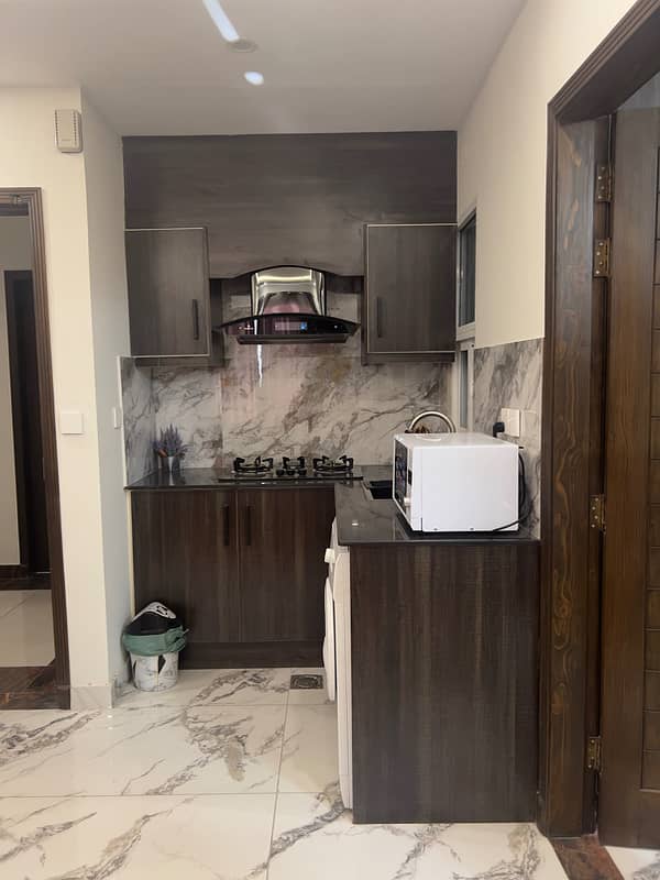 One Bed Furnished Apartment Available For Rent In Iqbal Block Sector E Bahria Town 1