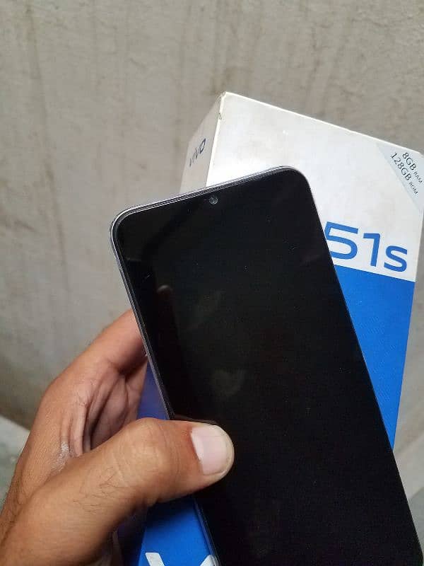 vivo y51s 8+128gb with box charger 8