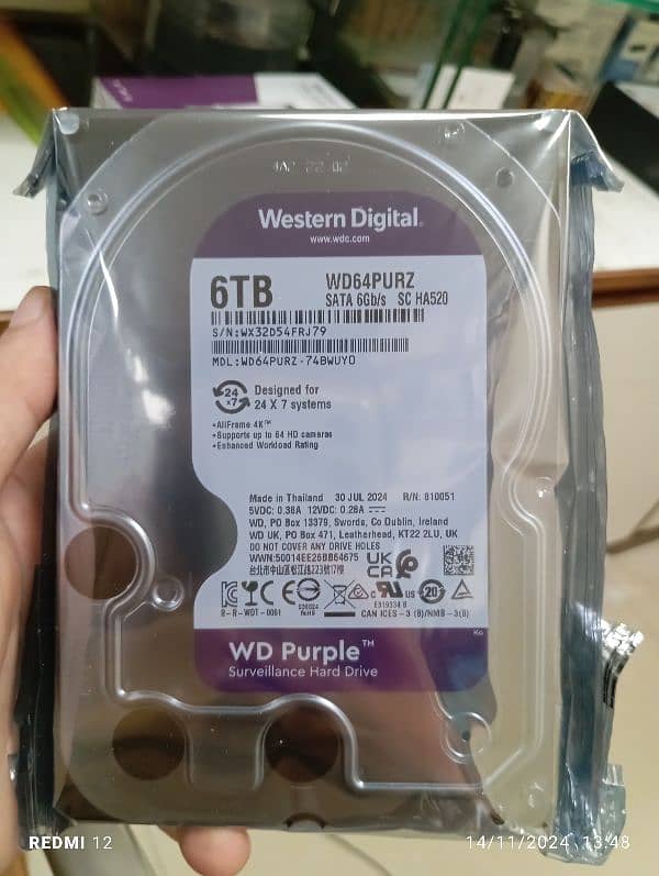 Western Digital WD Purple 6TB 3