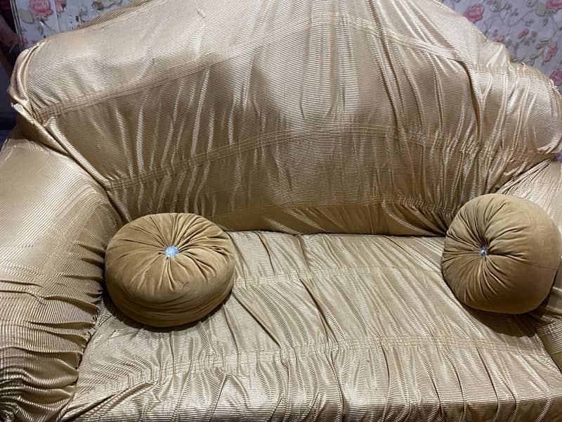 sofa set cover with table 5