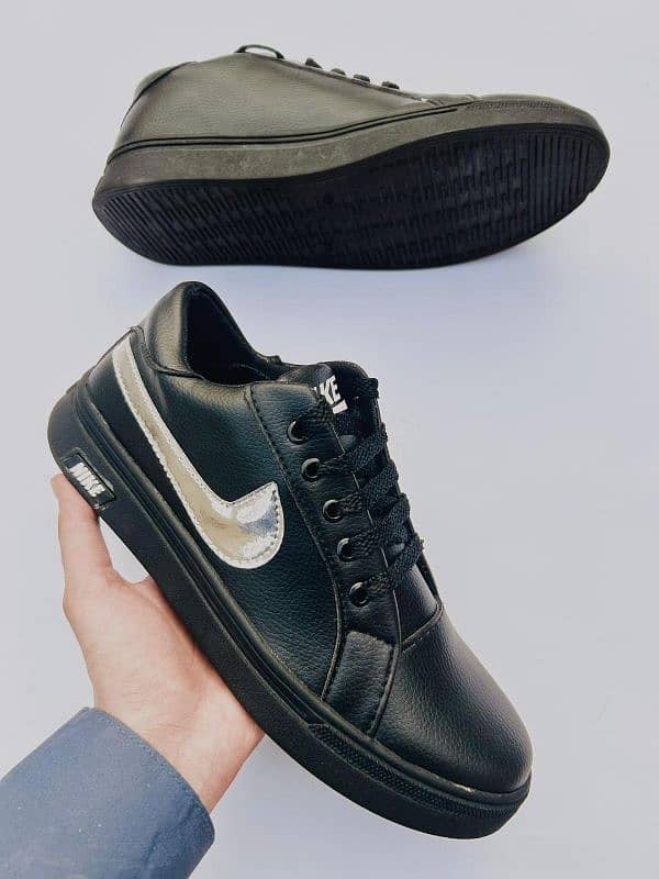 men's synthetic leather sneakers 3