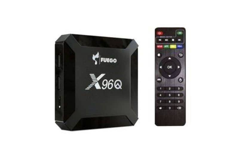 X96Q Smart 8K Android TV Box Device 8GB Ram/128 Rom (Free TV Chennels 5