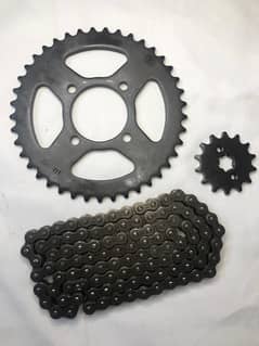 Induction Chain Grari Set for motorcycle 2 year warrenty