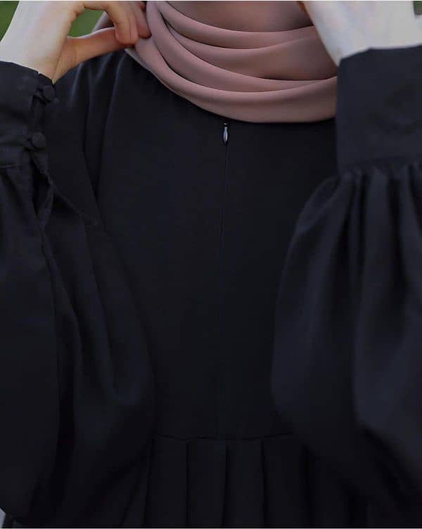 Women's plain abaya 2