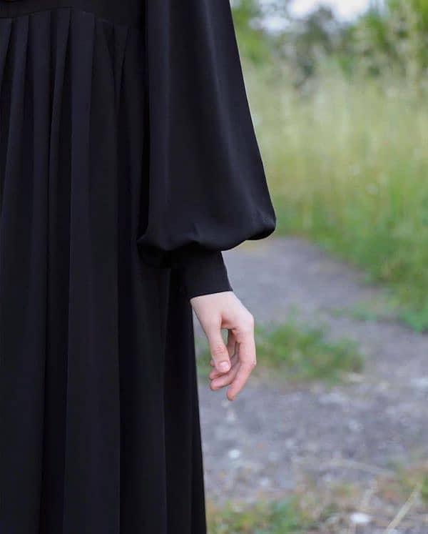 Women's plain abaya 4