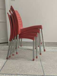 Brand new hard plastic chairs