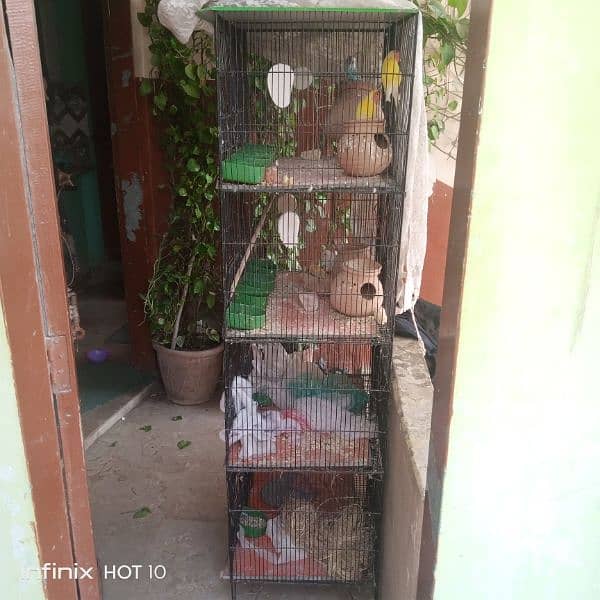 bird pinjraa 8 boxes - birds Cage 1