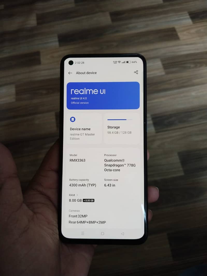 REALME GT MASTER EDITION 0