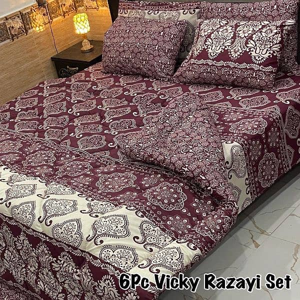 6pc vicky Razai set 8