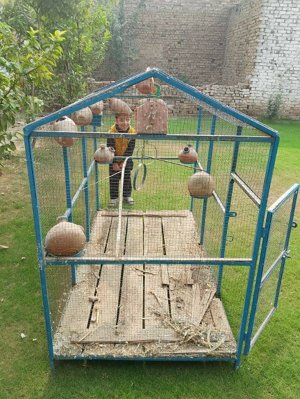 parrot or hen cage for sale 4x6sq 1