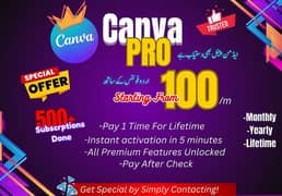 Canva Pro for Lifetime | 100% Real CanvaPro ADMIN PANEL _ Photoshop CC