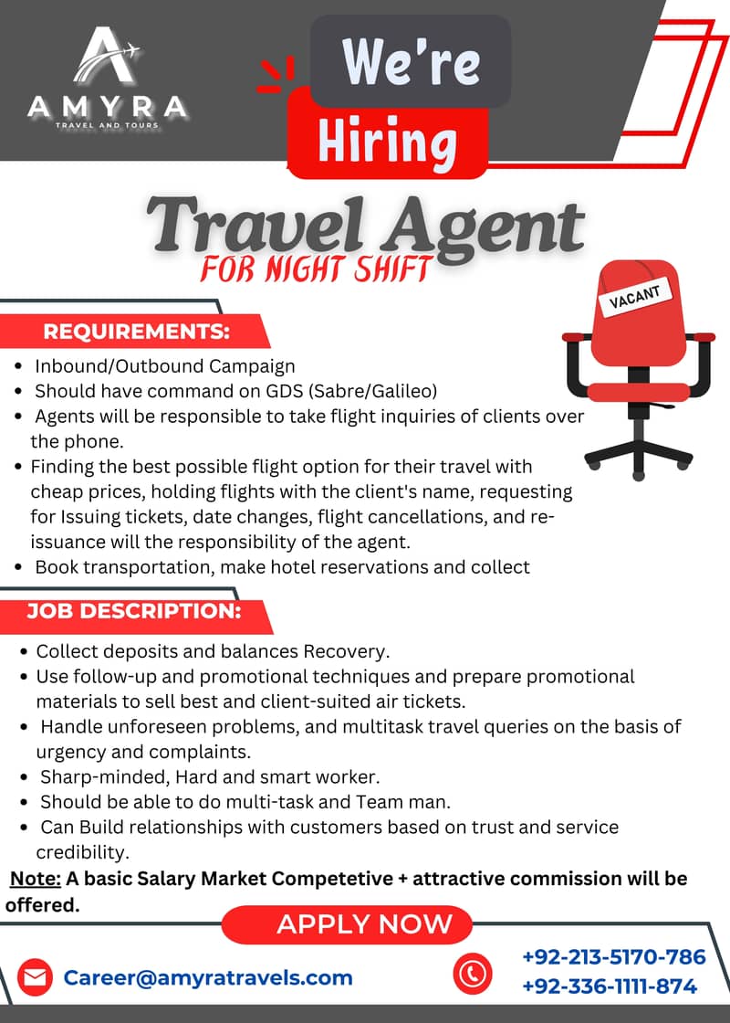 Travel Consultant /  Travel Agent 0