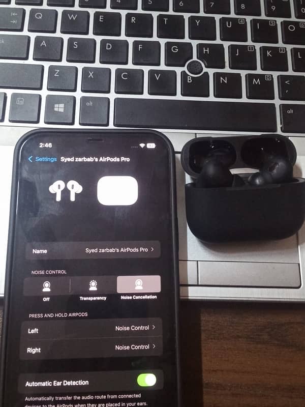 AIRPODS Pro Black colour 3