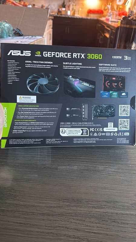 asus rtx 3060 12gb brand new 1