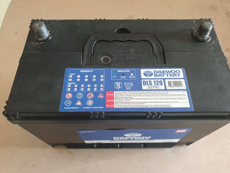 Daewoo battery  (DLS 120 12V/90AH) 1