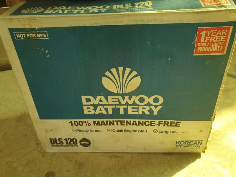 Daewoo battery  (DLS 120 12V/90AH) 3