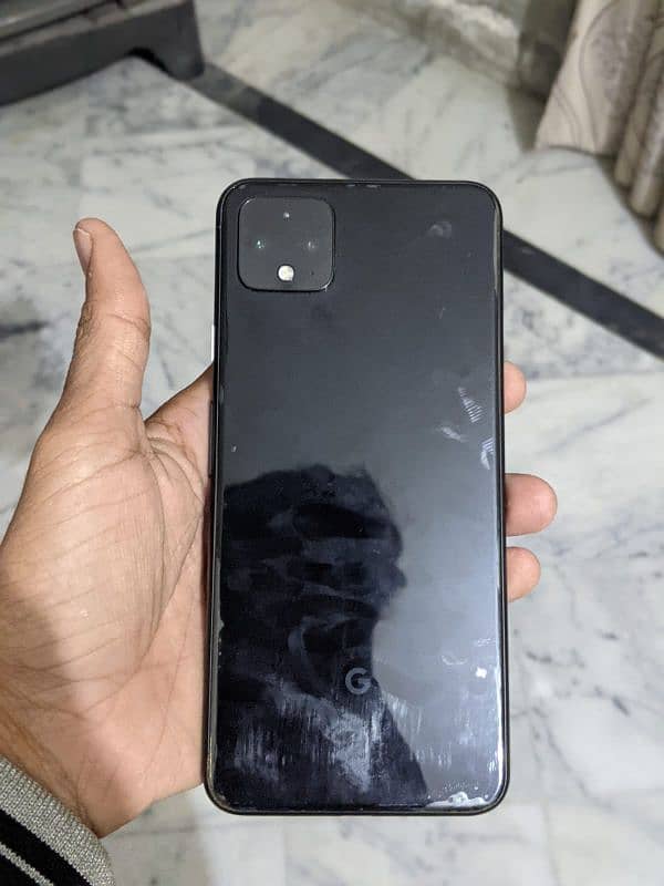 Google pixel 4 xl  with box charger and handfree 3