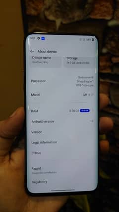 OnePlus 7pro (8/256GB) Dual Sim PTA Approved 0