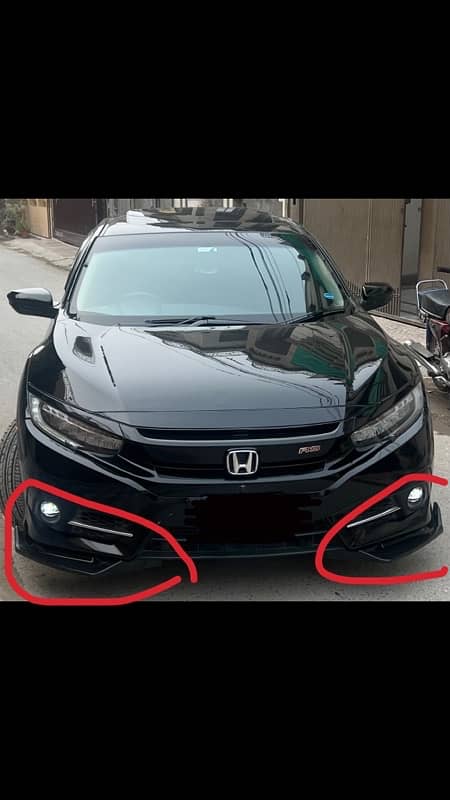 Front Bumper canards Splitter-Honda civic and universal 0