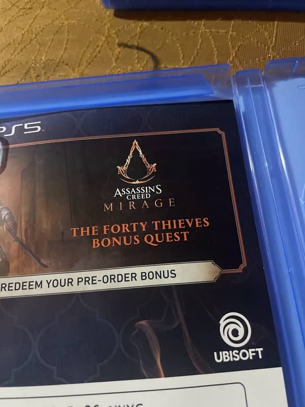 Assasin’s creed Mirage 10/10 condition with bonus mission 2