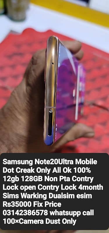 Samsung  Note20Ultra Stok Non Pta Contry Lock whatsupp 03009246811 6