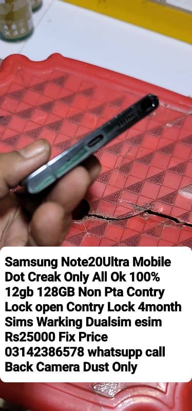 Samsung  Note20Ultra Stok Non Pta Contry Lock whatsupp 03009246811 17