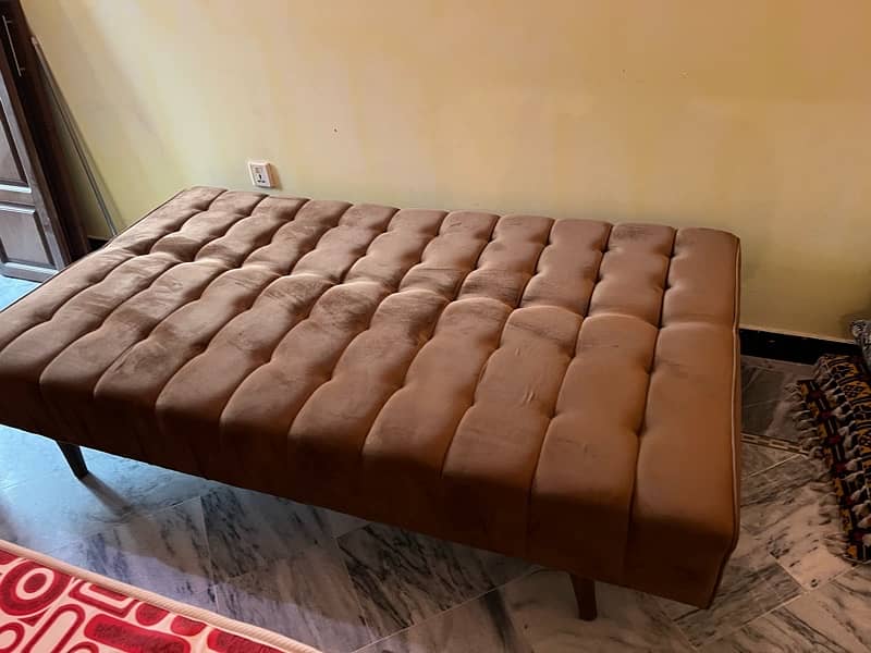 Unused sofa cum bed 1