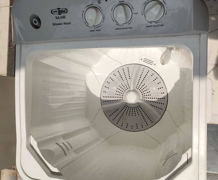 Super Asia Washing Machine Good Condition 6