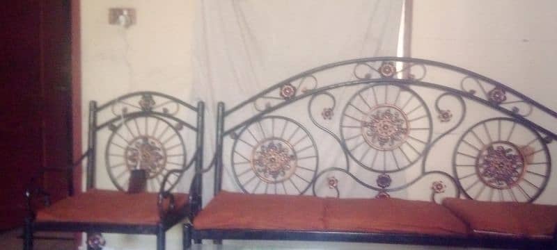 iron sofa set 3