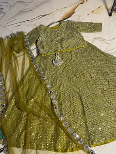 Mirror work lehnga (DGR lahore) original