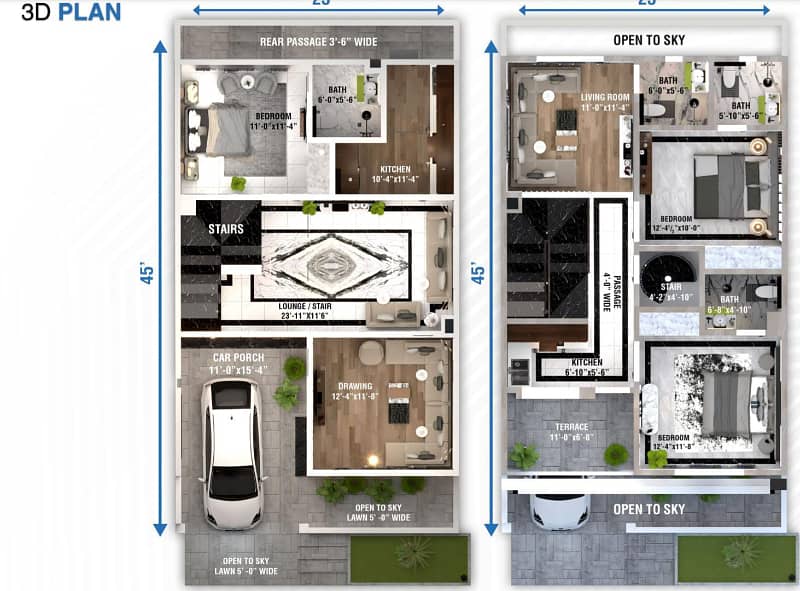 Brand New 125 Sq Yds Villa For Sale On Installment 1