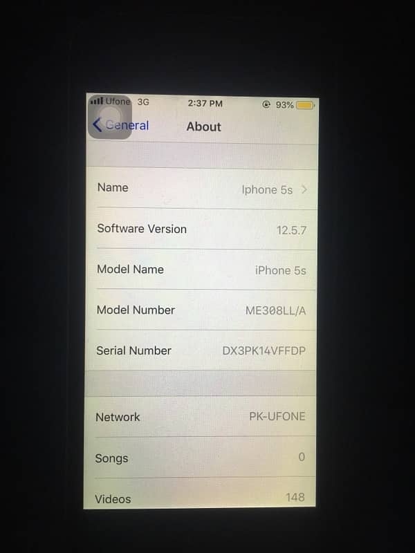 IPhone 5s PTA proved 3