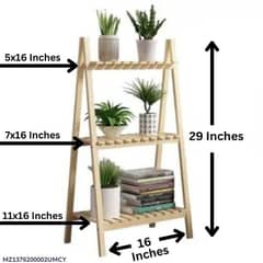 3 Tier Wooden  Flower Pot Planter