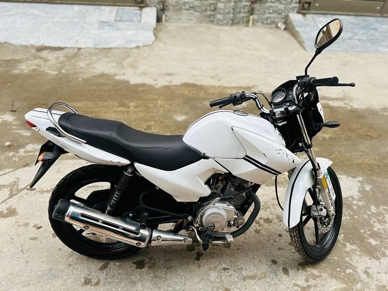 Yamaha YBR 125  White 6