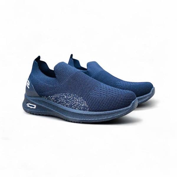 men sneakers in blue colour comfortable and reliable leather 2