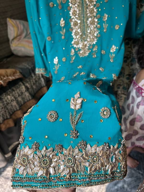 sky blue suit with ghota work 2