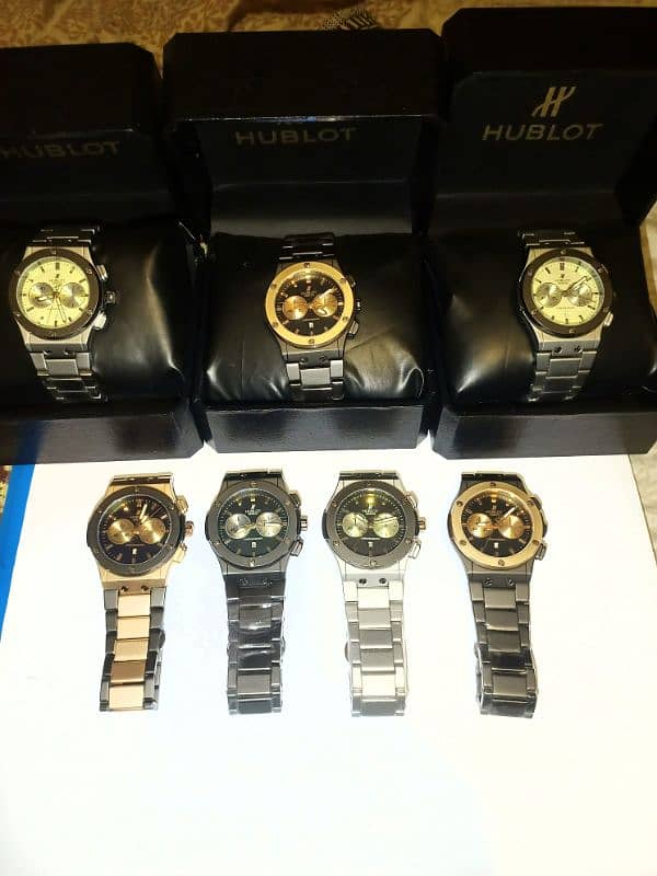 Hublot Men's Watch | Analogue Watch | Watch For Men's | Casual Strap 4