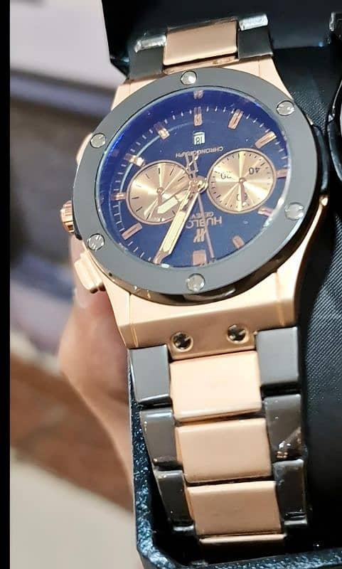 Hublot Men's Watch | Analogue Watch | Watch For Men's | Casual Strap 5