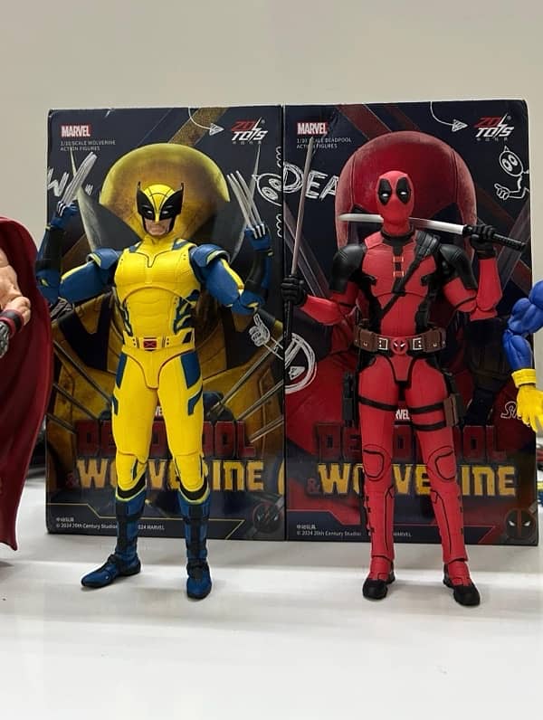 Deadpool and Wolverine action figures ZD Toys 0