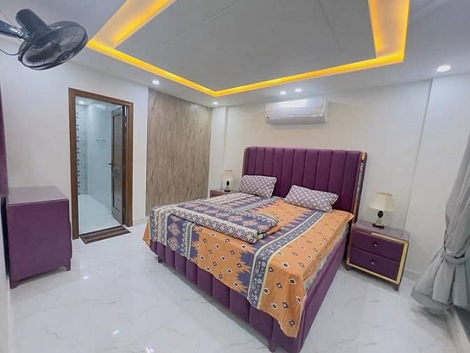 1 BED FULLY FURNISH APARTMENT AVAILEBAL FOR RENT IN BAHRIA TOWN LAHORE 0