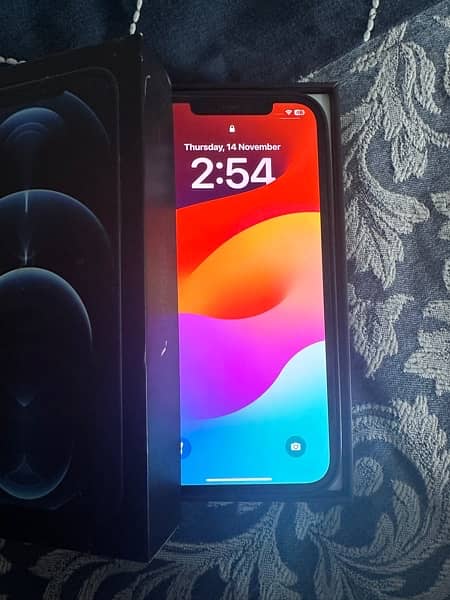 Iphone 12 pro max 128 GB PTA Approved full box 4