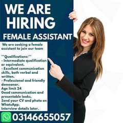 Female Tours Assistant Required || Jobs