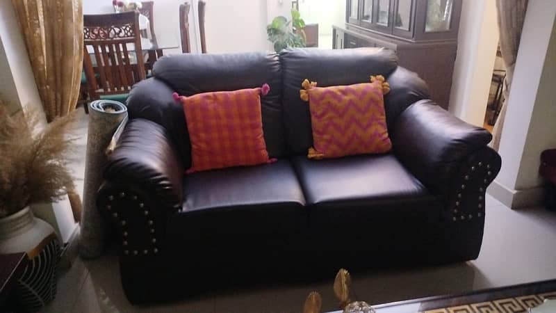 7 seater imported leather sofa set 1