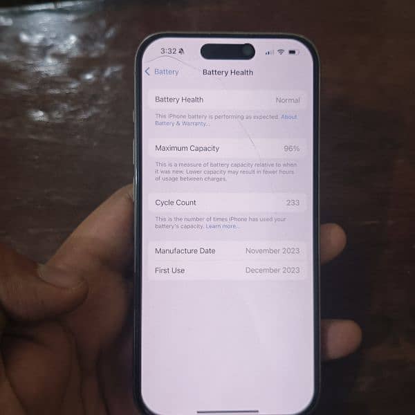 iphone 15pro 256gb PTA approved 8