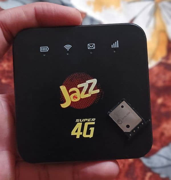 Jazz 4g device mf927u modal All ok with data sim 1